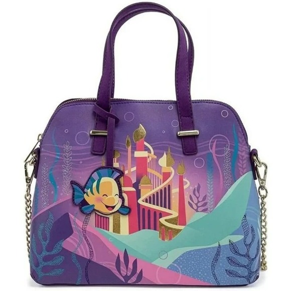 Loungefly Handbags - Loungefly Disney The Little Mermaid Ariel Castle Collection Crossbody Purse New